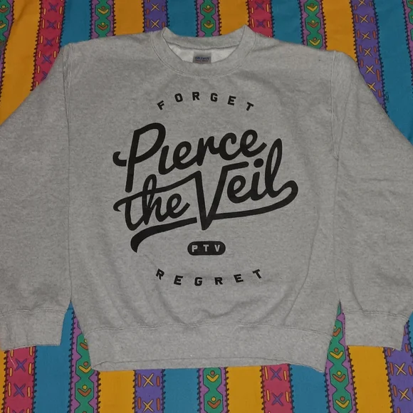 Gildan Shirts 207 Pierce The Veil Forget Regret Vintage Crewneck Sweatshirt Poshmark
